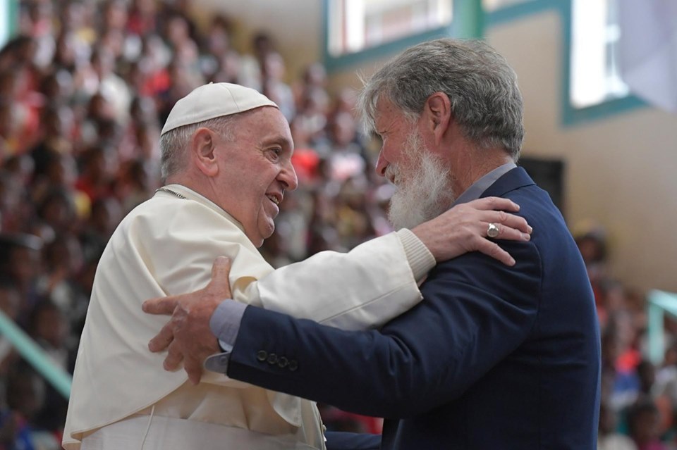 Le pape François et Père Pedro: deux amis